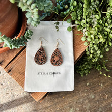 Load image into Gallery viewer, Steel &amp; Clover Earrings
