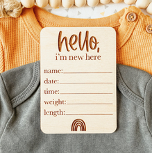 Load image into Gallery viewer, Knotty Designs Birth Stat Signs
