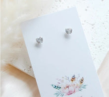 Load image into Gallery viewer, Tiny Ice Heart Stud
