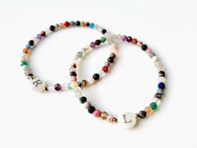 Load image into Gallery viewer, Natural Stone Initial Bracelets

