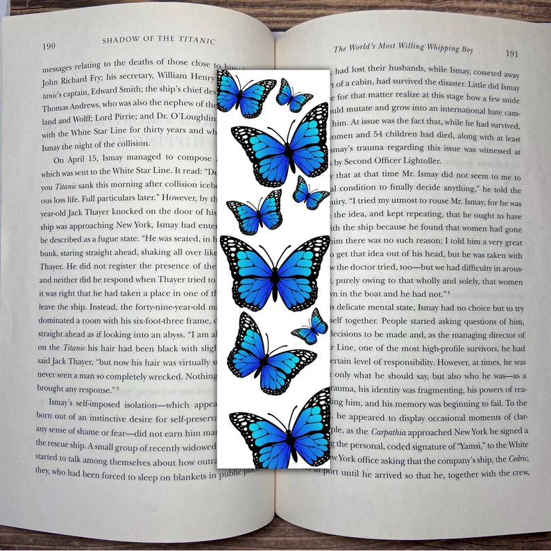 Florals & Butterfly Bookmarks - Kayla Beverley Art