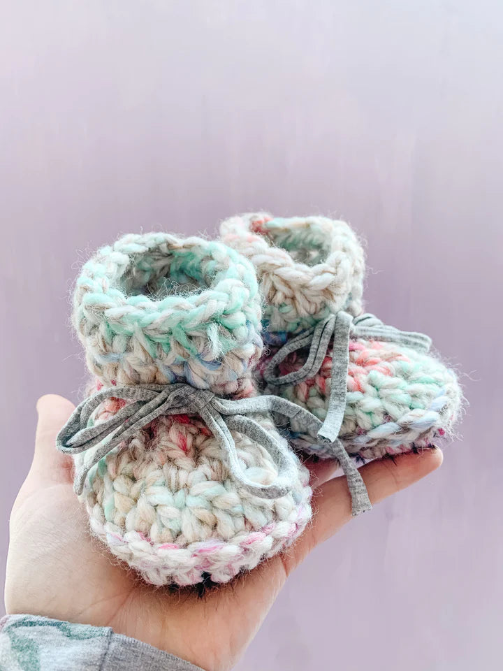 Crocheted Slippers (Ankle)