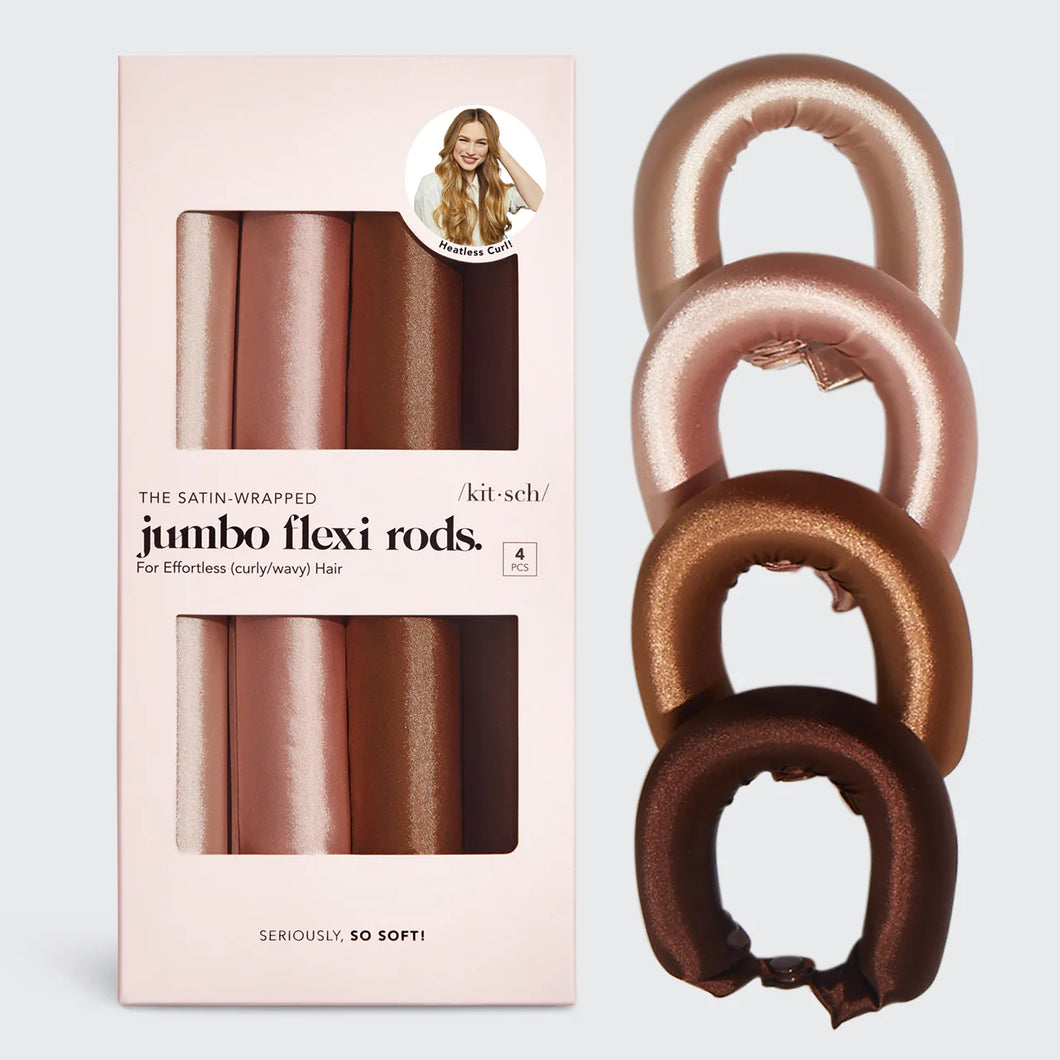 Satin Jumbo Flexi Rods (4pc)