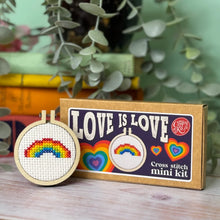 Load image into Gallery viewer, Mini Matchbook Cross Stitch Kit
