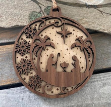 Load image into Gallery viewer, Wooden 2D Ornament
