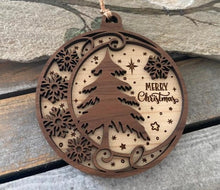 Load image into Gallery viewer, Wooden 2D Ornament
