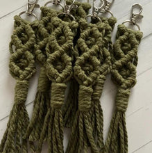 Load image into Gallery viewer, Boho Macrame Keychain
