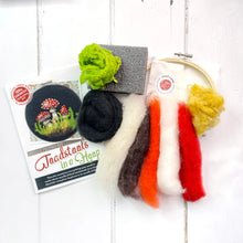 Load image into Gallery viewer, Wool Needle Felting Hoop Kits
