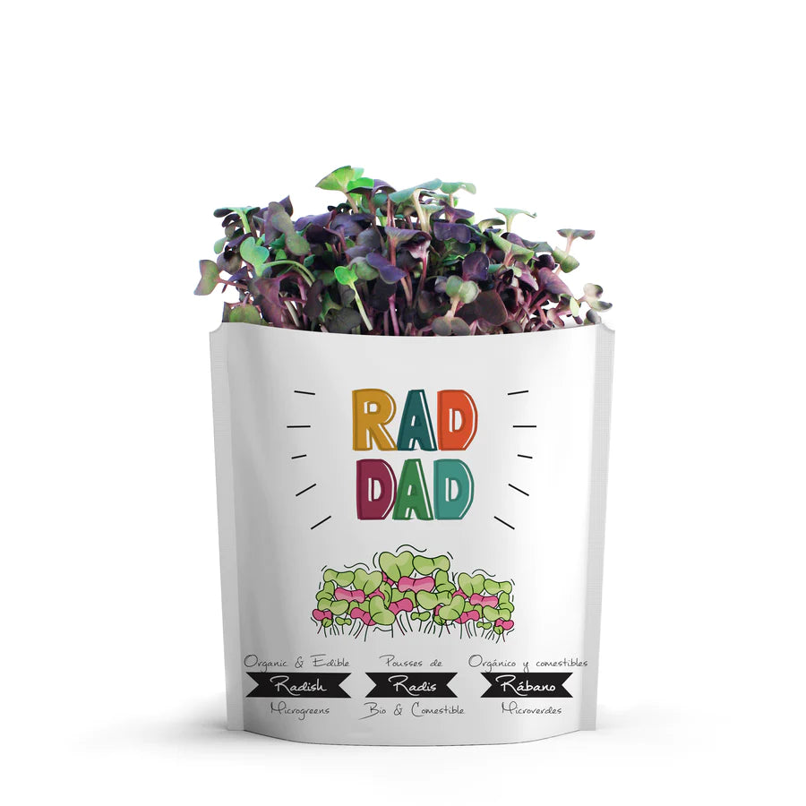 Microgreen Father’s Day Card (Rad Dad)