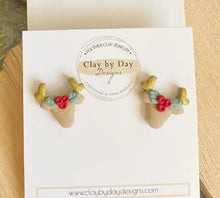 Load image into Gallery viewer, Holiday Clay Earrings
