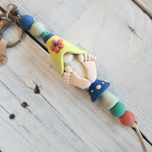 Load image into Gallery viewer, Clay Gnome Keychains

