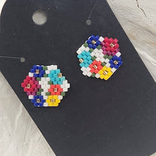 Load image into Gallery viewer, Indigenous Hand Beaded Kohkom Studs
