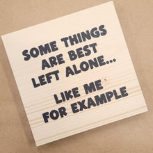 Load image into Gallery viewer, Twin Timbers Block Signs (Clean Humor)

