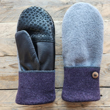 Load image into Gallery viewer, Luxe Wool Mittens with Leather or Suede
