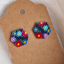 Load image into Gallery viewer, Indigenous Hand Beaded Kohkom Studs
