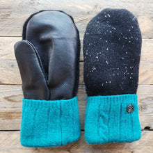 Load image into Gallery viewer, Luxe Wool Mittens with Leather or Suede

