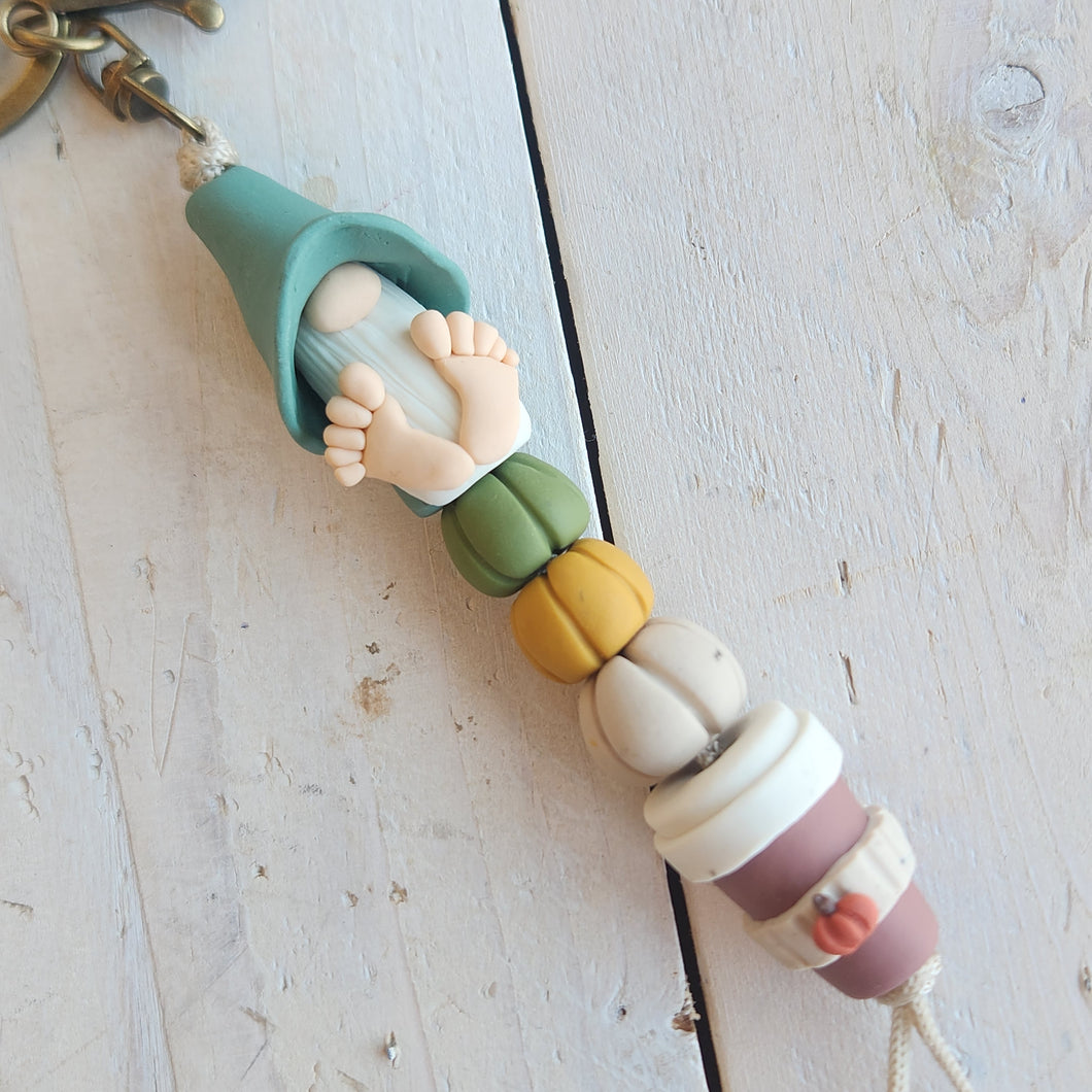 Clay Gnome Keychains