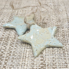 Load image into Gallery viewer, Star Ornaments (Black Poplar Pottery)
