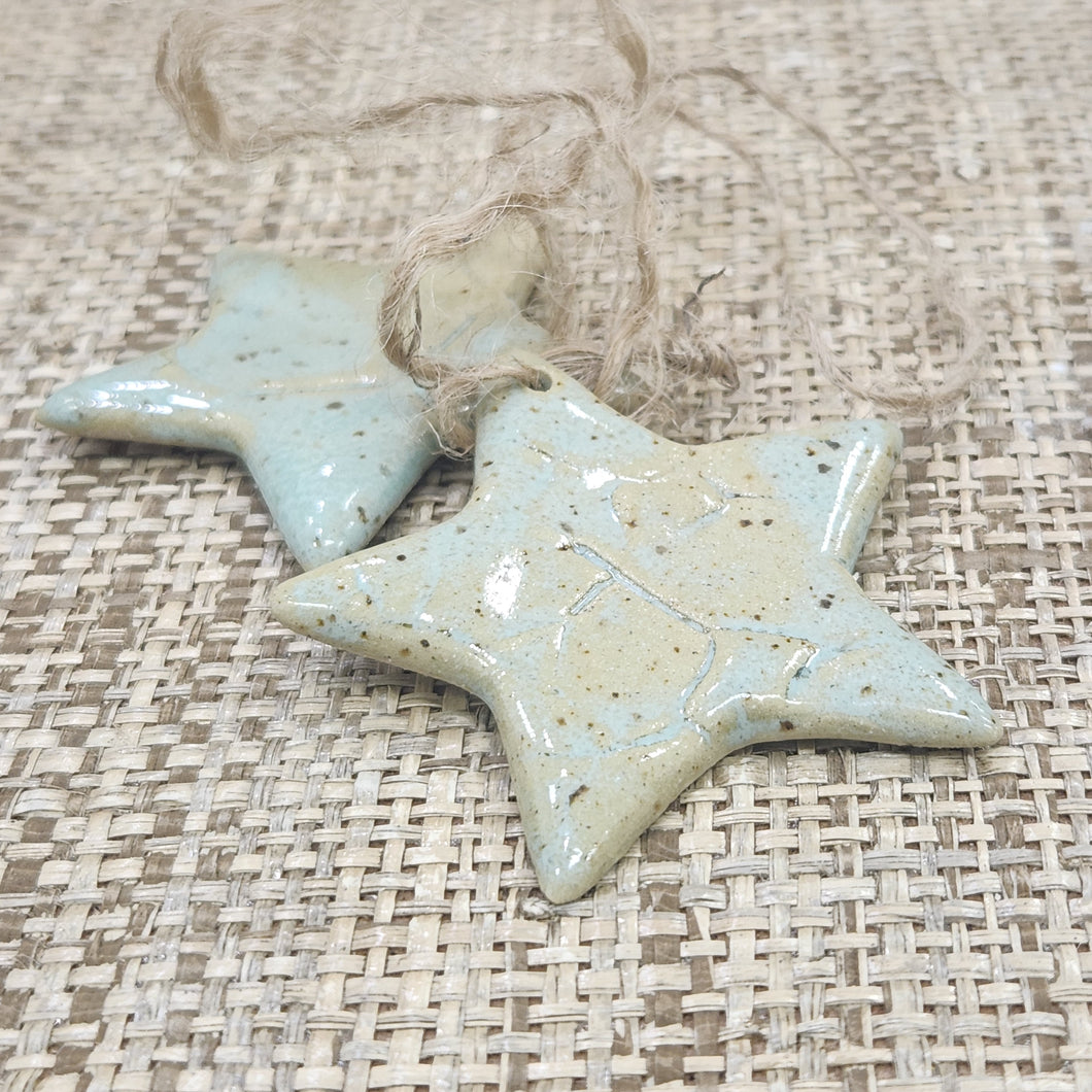 Star Ornaments (Black Poplar Pottery)
