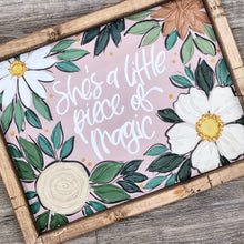 Load image into Gallery viewer, Handpainted Floral Art Framed

