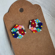 Load image into Gallery viewer, Indigenous Hand Beaded Kohkom Studs
