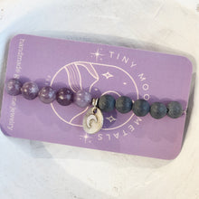 Load image into Gallery viewer, Gemstone Bracelet (Tiny Moon)
