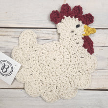 Load image into Gallery viewer, Crochet Chicken Coasters
