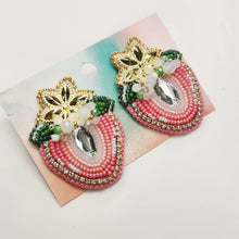 Load image into Gallery viewer, Hand Beaded Earrings (Lark Bead Co)
