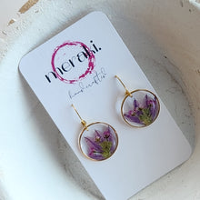 Load image into Gallery viewer, Meraki Crush Floral Dangles
