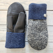 Load image into Gallery viewer, Luxe Wool Mittens with Leather or Suede
