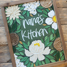 Load image into Gallery viewer, Handpainted Floral Art Framed - Mothers Day

