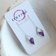 Load image into Gallery viewer, Meraki Crush Floral Dangles
