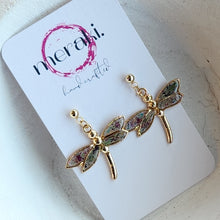 Load image into Gallery viewer, Meraki Crush Floral Dangles
