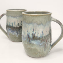 Load image into Gallery viewer, Pistachio Carved Mugs (Kiwi Pottery)
