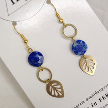 Load image into Gallery viewer, Maiden Perras Gemstone Dangles (Assorted Gold)
