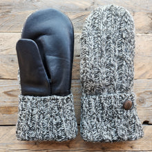 Load image into Gallery viewer, Luxe Wool Mittens with Leather or Suede

