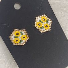 Load image into Gallery viewer, Indigenous Hand Beaded Kohkom Studs
