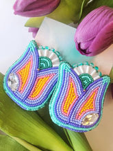 Load image into Gallery viewer, Hand Beaded Earrings (Lark Bead Co)
