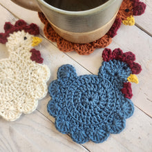 Load image into Gallery viewer, Crochet Chicken Coasters
