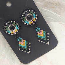 Load image into Gallery viewer, Indigenous Hand Beaded Dangles
