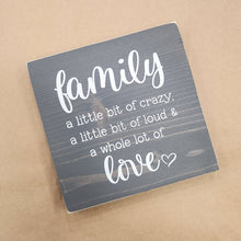 Load image into Gallery viewer, Twin Timbers Block Signs (Family &amp; Pets)
