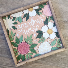 Load image into Gallery viewer, Handpainted Floral Art Framed - Mothers Day
