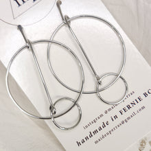 Load image into Gallery viewer, Maiden Perras Gemstone Dangles (Assorted Silver)
