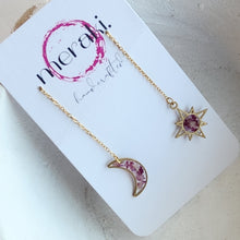 Load image into Gallery viewer, Meraki Crush Floral Dangles
