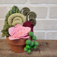Load image into Gallery viewer, Macrame &amp; Felt Botanical Creations
