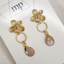 Load image into Gallery viewer, Maiden Perras Gemstone Dangles (Assorted Gold)

