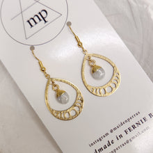 Load image into Gallery viewer, Maiden Perras Gemstone Dangles (Assorted Gold)
