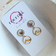 Load image into Gallery viewer, Meraki Crush Floral Dangles
