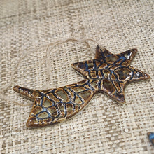 Load image into Gallery viewer, Star Ornaments (Black Poplar Pottery)
