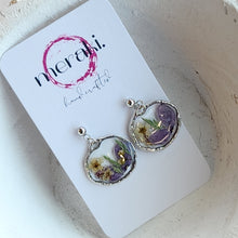 Load image into Gallery viewer, Meraki Crush Floral Dangles
